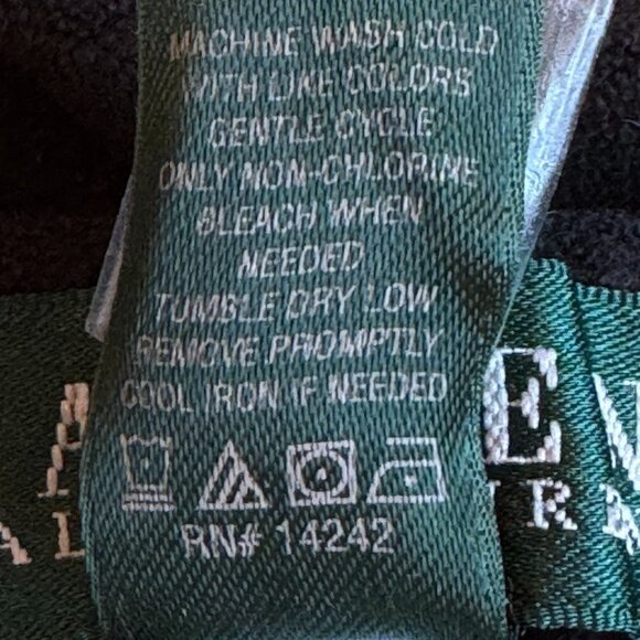 Lauren Ralph Lauren Black Stretch Micro Velvet Pull-on Pants Wide Leg   Size M - Picture 6 of 6